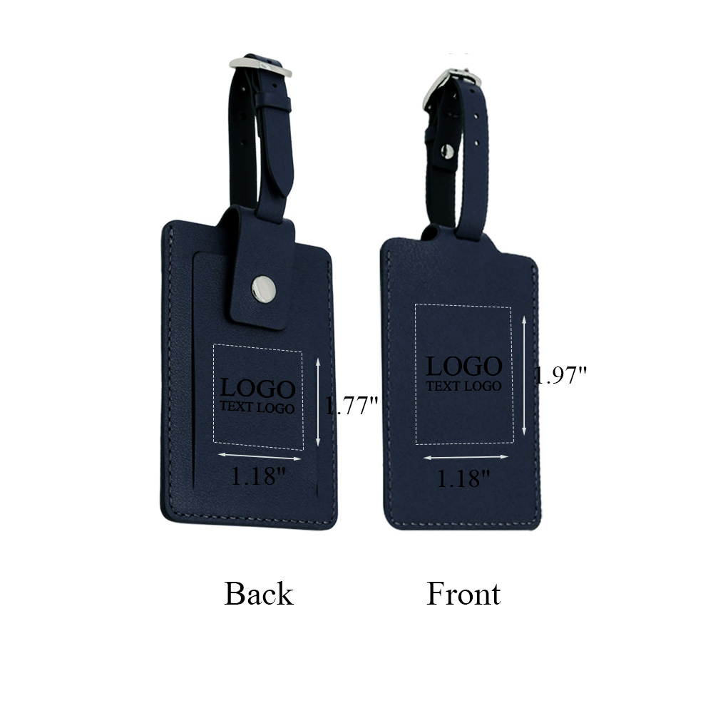 Premium Genuine Leather Luggage Tag 12