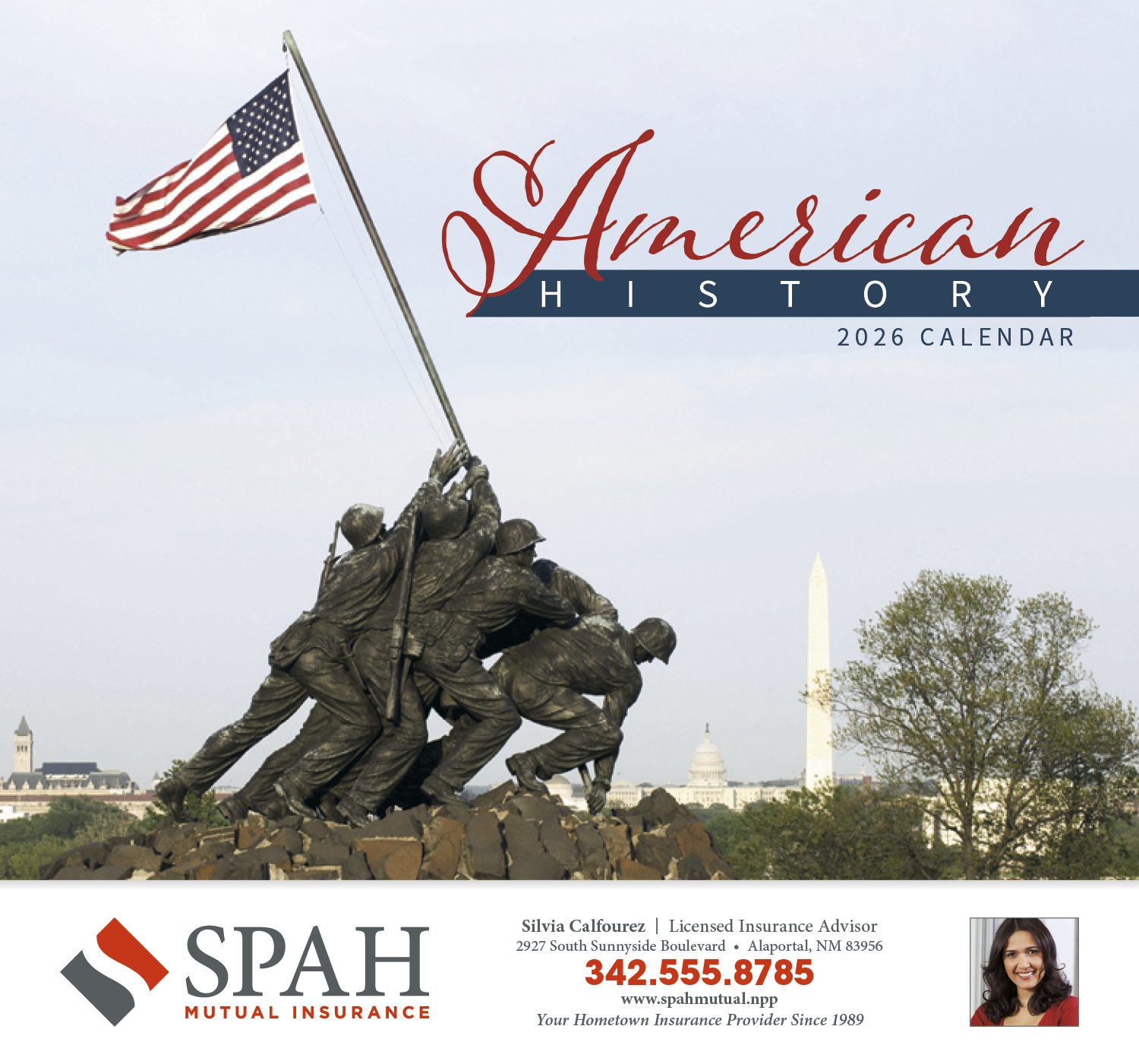 HotLine® Products American History Appointment Calendar - Stapled 13