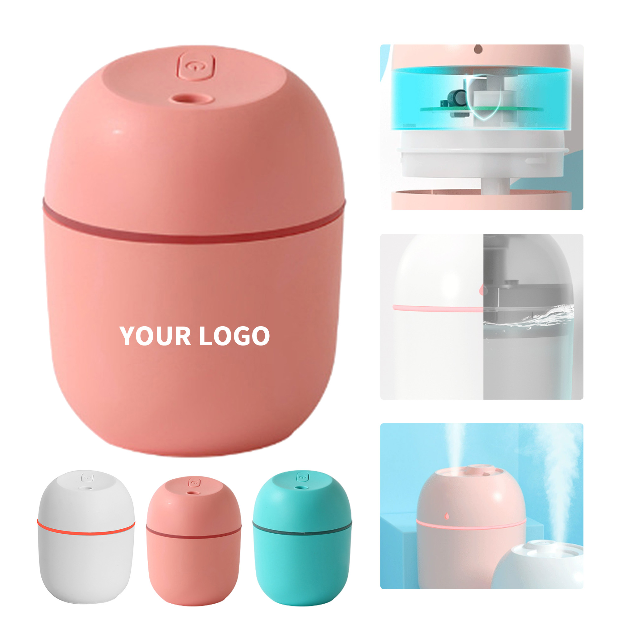 Portable Mini Air Humidifier For Car Home Office 2