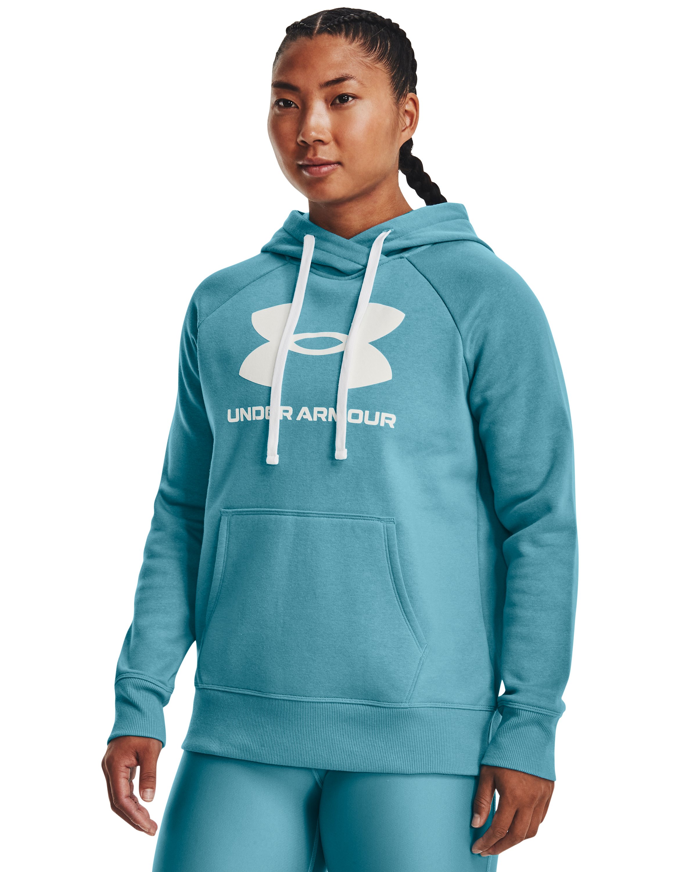 UA Rival Fleece Logo Women's Hoodie 2