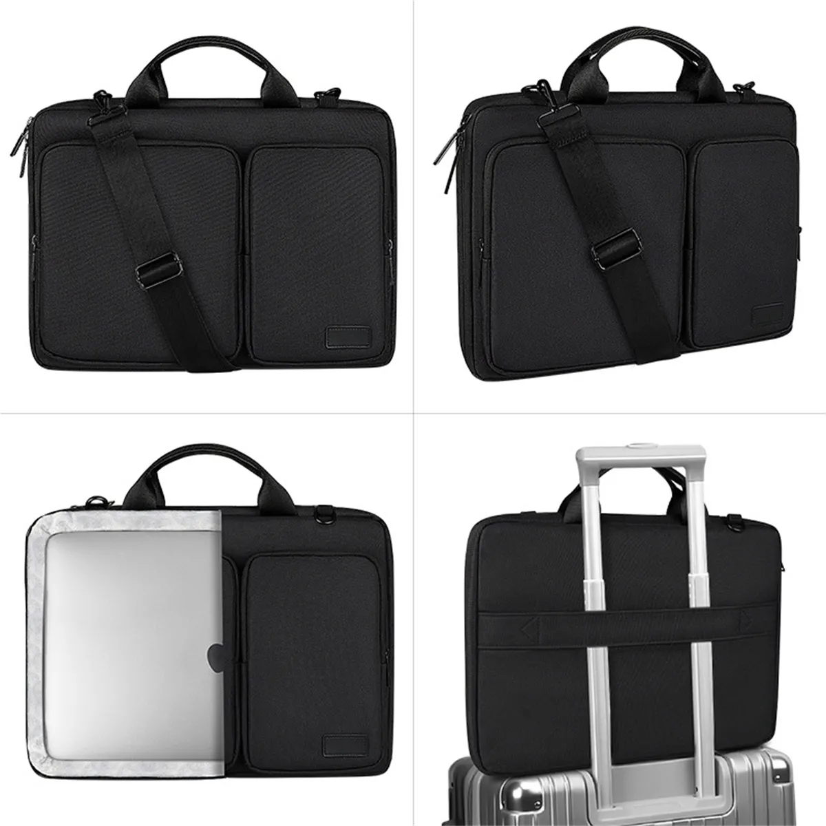 15.6 Inch Protective Laptop Shoulder Bag Sleeve Case 3