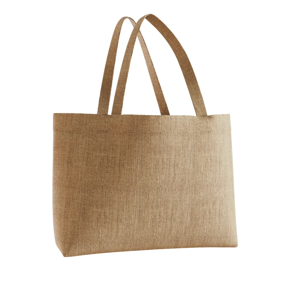 Custom Natural Jute Tote Bag 2