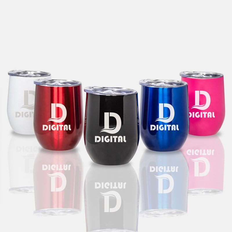 12 Oz. Custom Stainless Steel Wine Tumblers 16