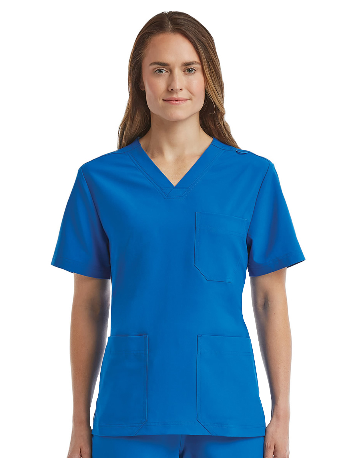 ScrubJoy Fit-4-All - Unisex Three-Pocket V-Neck Top 13