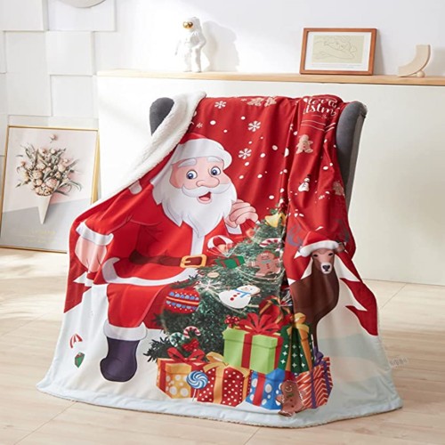 Full Sublimation Sherpa Throw Blanket - 40"x60"