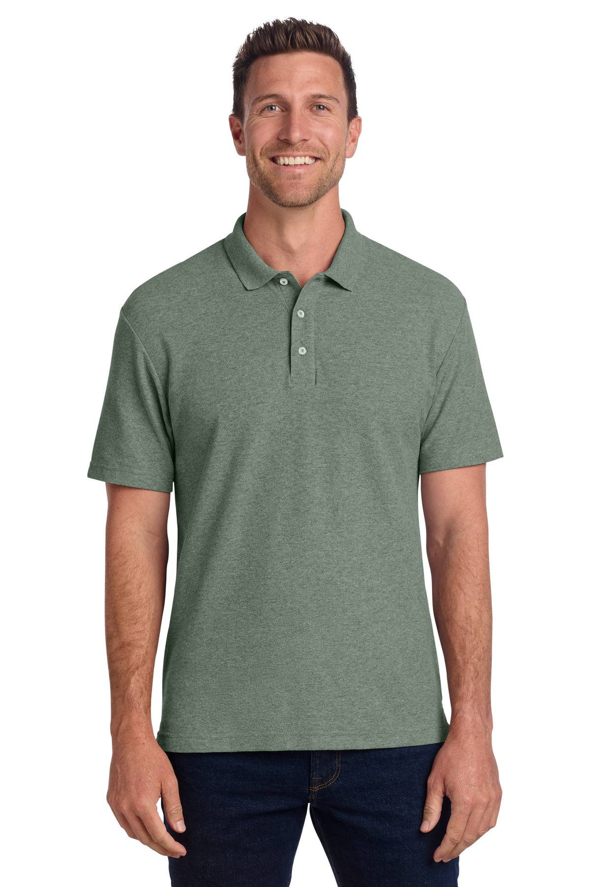 Port Authority C-FREE Cotton Blend Pique Polo K867 18