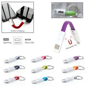 2 In 1 Keychain Charging USB C Cable With Micro USB Option 12