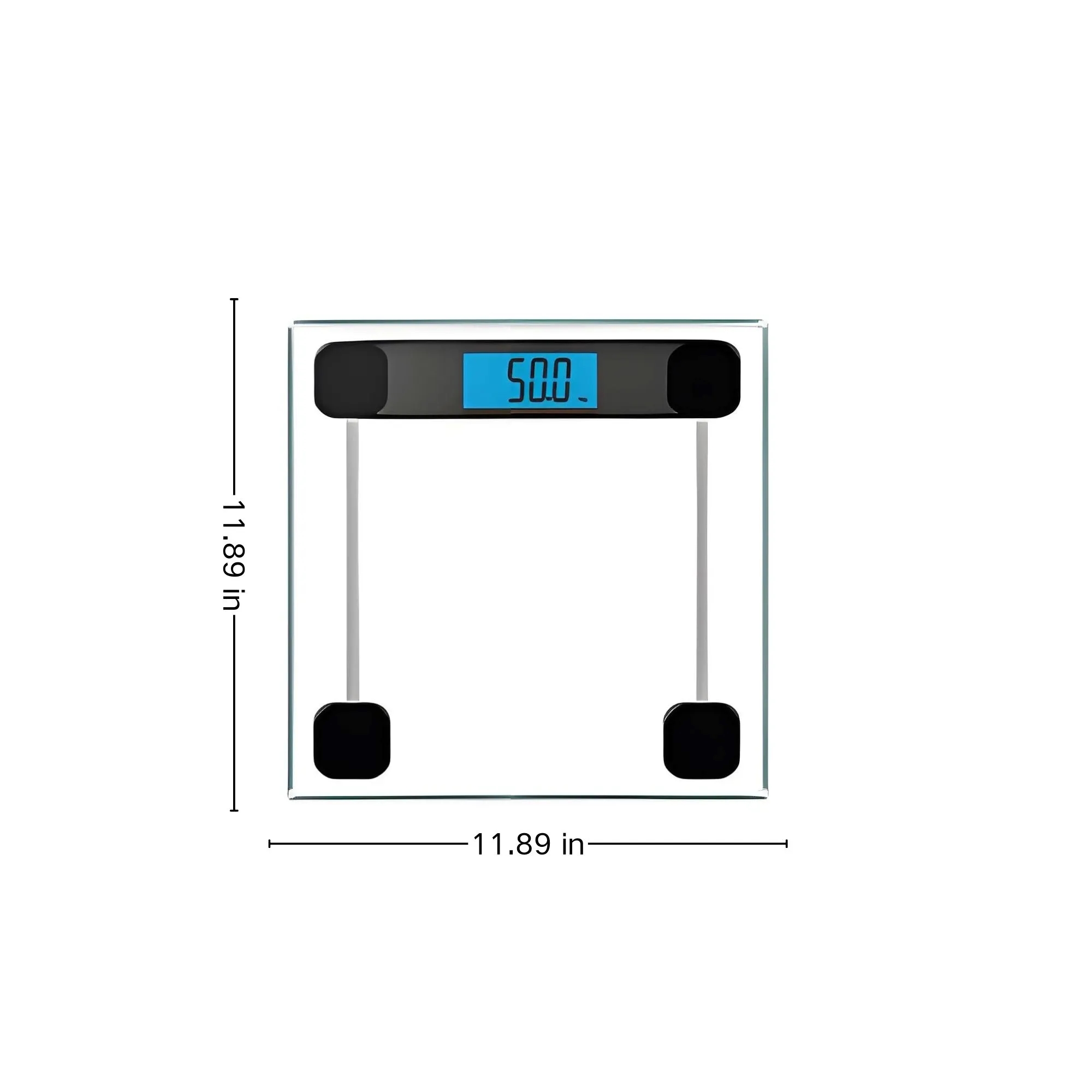 Tempered Glass Transparent Digital Scale 4
