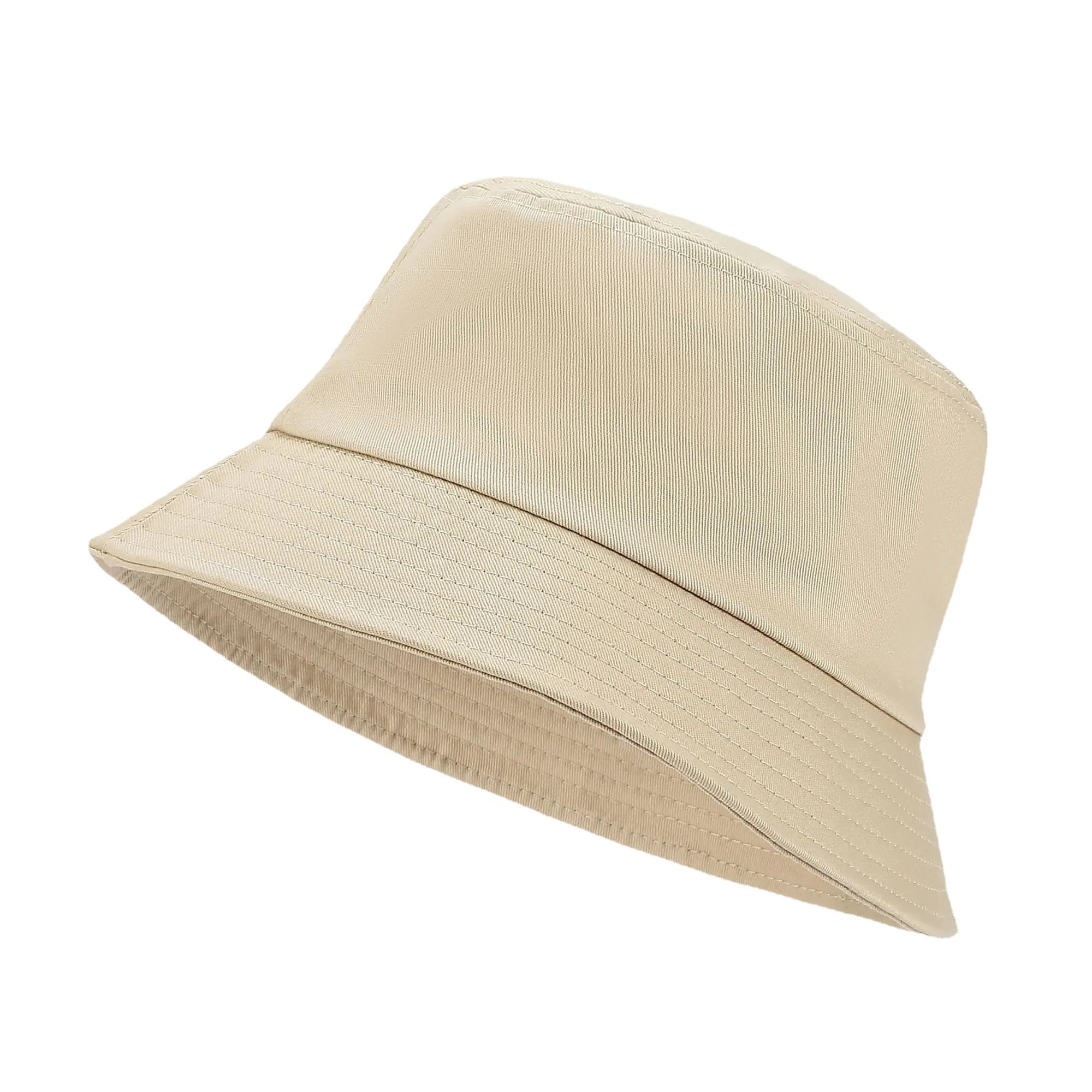 Cotton Bucket Hat Custom Logo Beach Fishing Cap 4