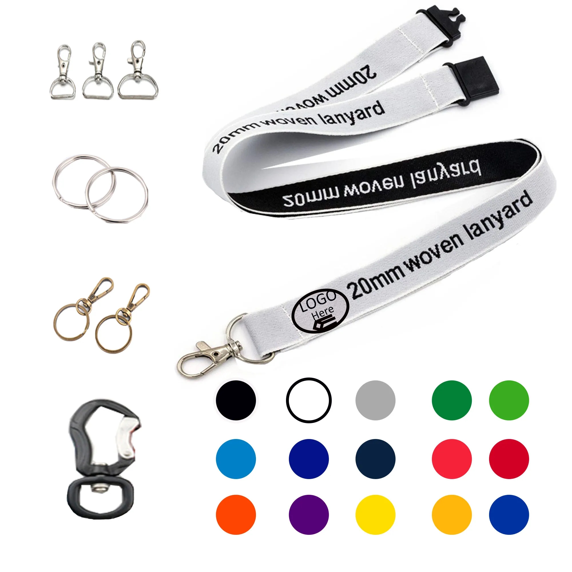 35"L x 0.79"W Lanyard Lace Ribbon