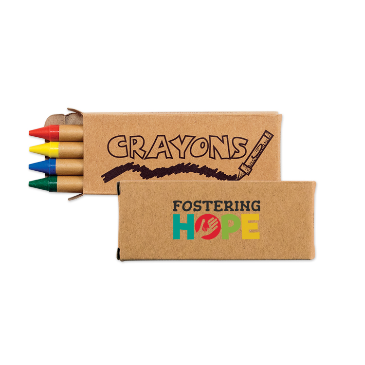 4 Pack Crayons 8