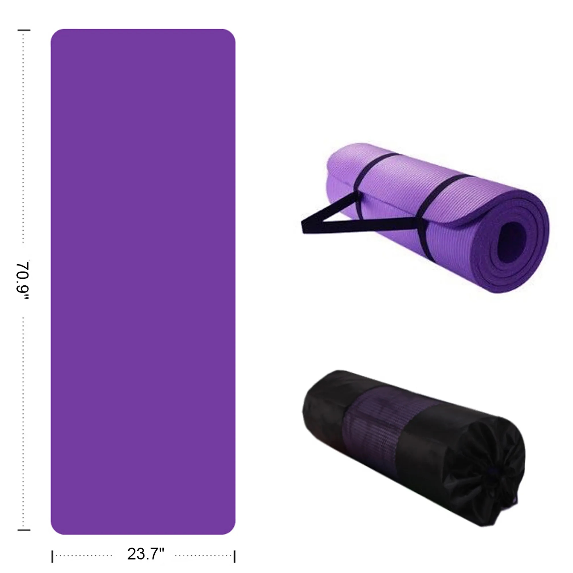 Portable Waterproof  Non-slip Yoga Mat 2