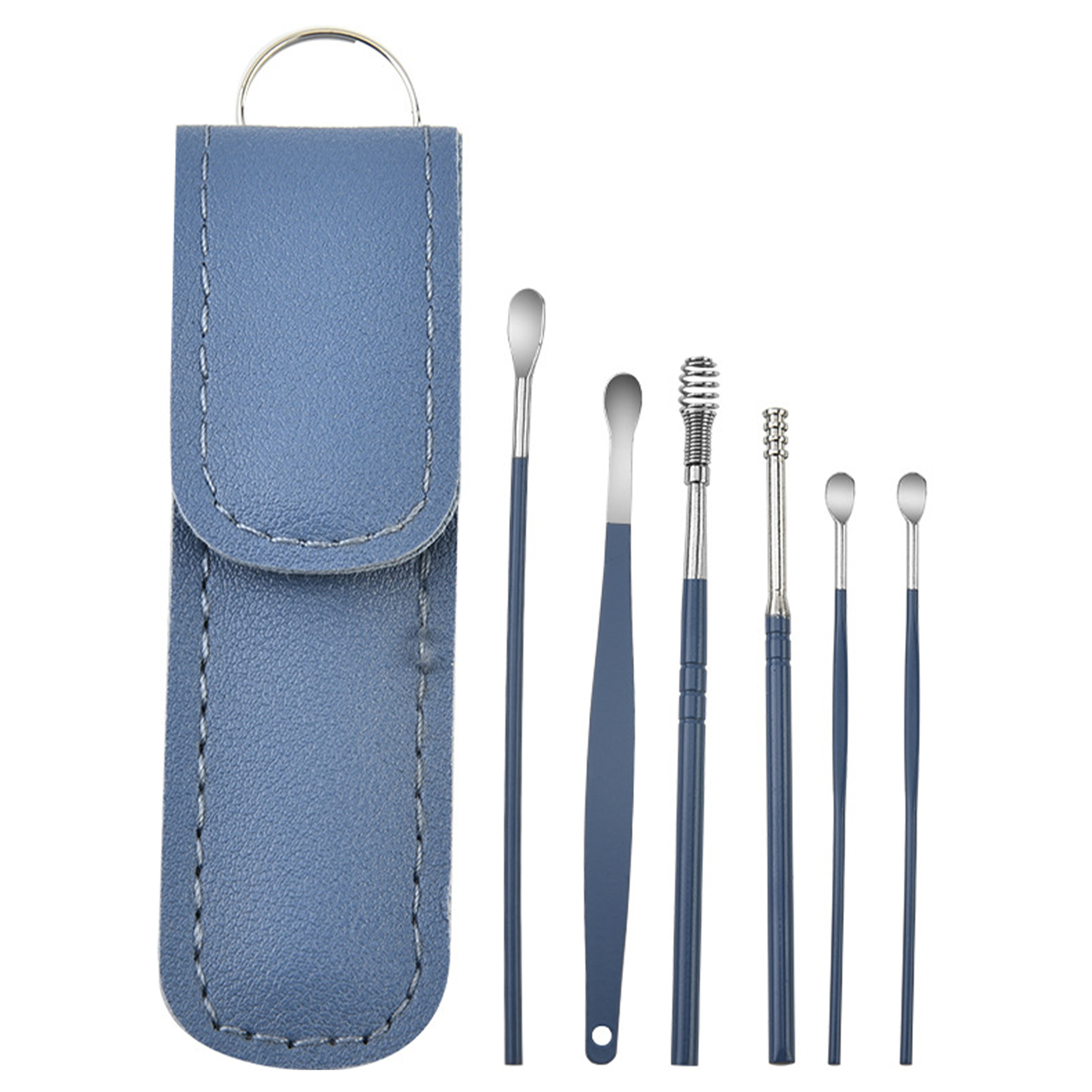 Stainless Steel Portable Ear Cleaning Tool Set 6