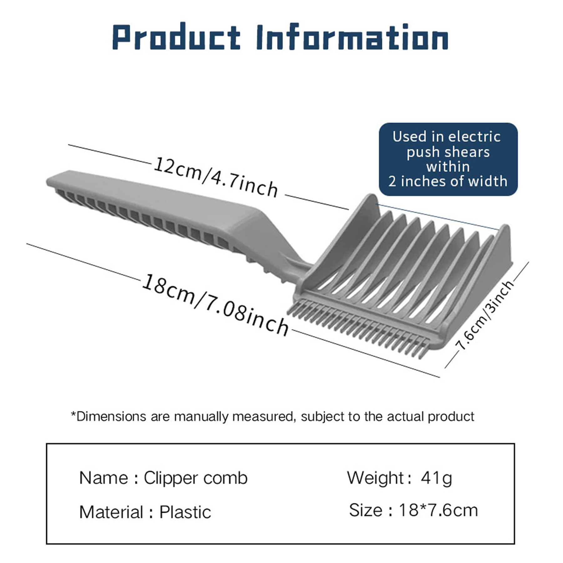 Long Handle Clipper Comb 6
