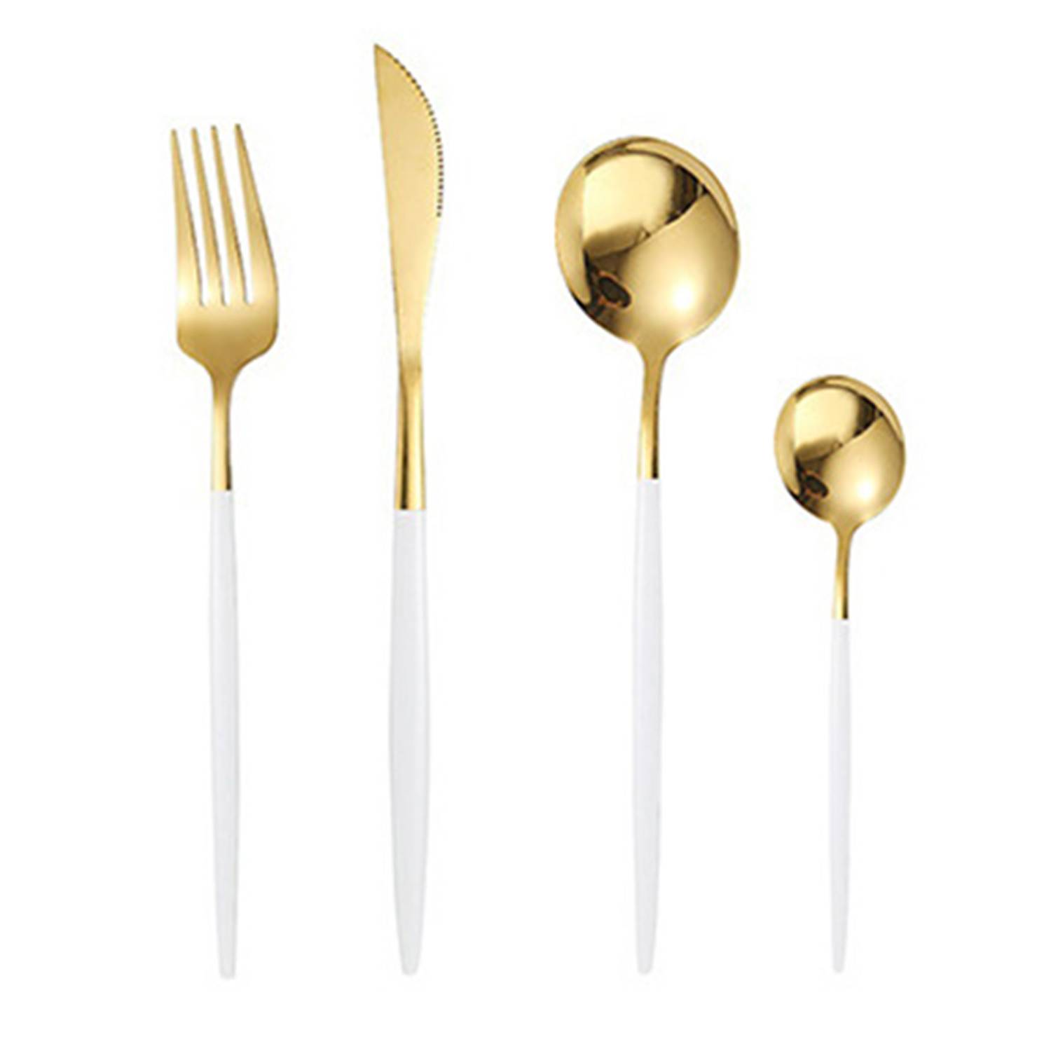 Stainless Steel Knife Fork And Spoon Cutlery Flatware Set 8