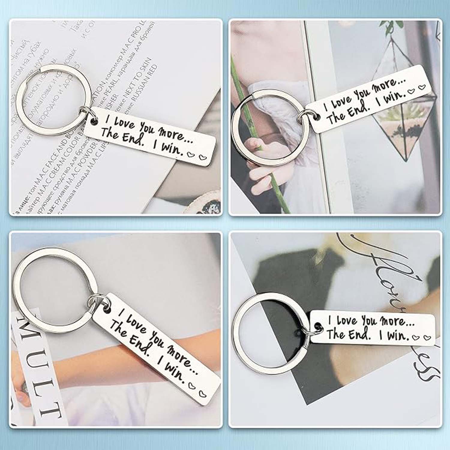Customised Stainless Steel Keychain Gift 2