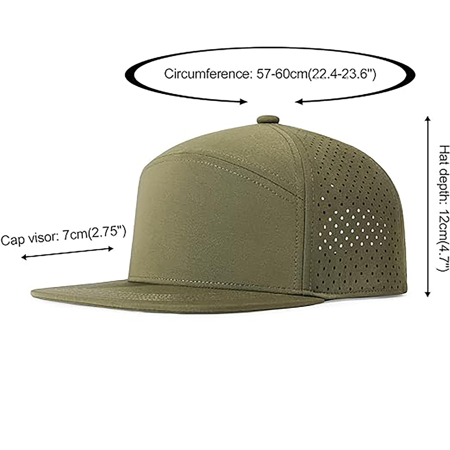 Men Flat Brim Baseball Cap 8