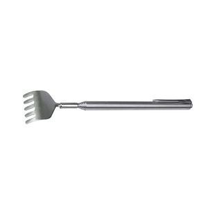 Extendable 6 Teeth Silver Telescope Back Scratcher 11