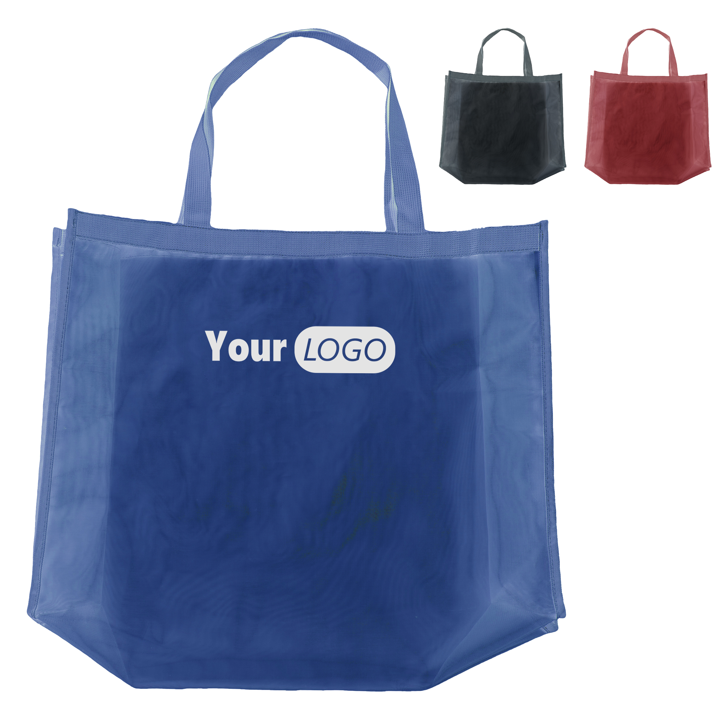 Nylon Spacious Transparent Tote Bag 3