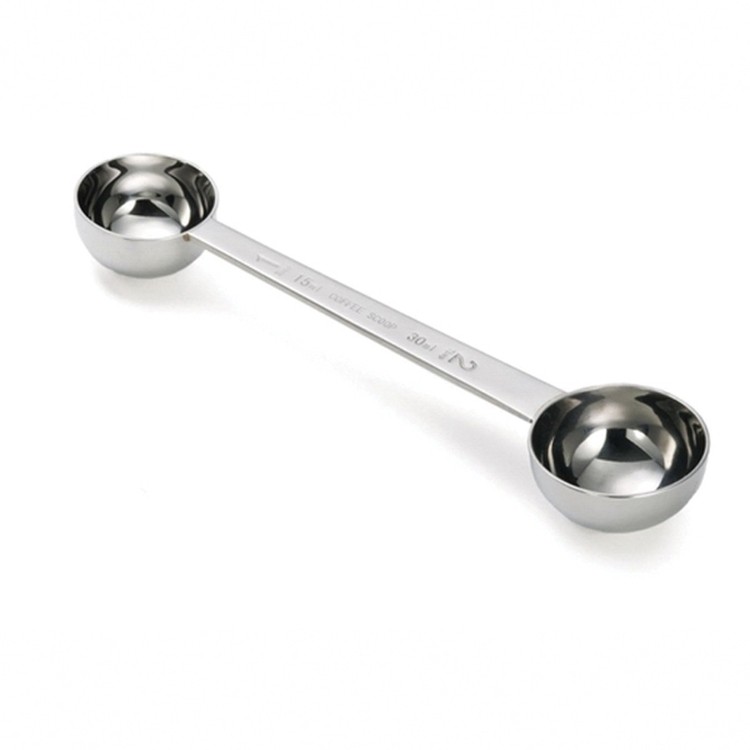 Stainless Steel Double Coffee Measuring Scoop 2