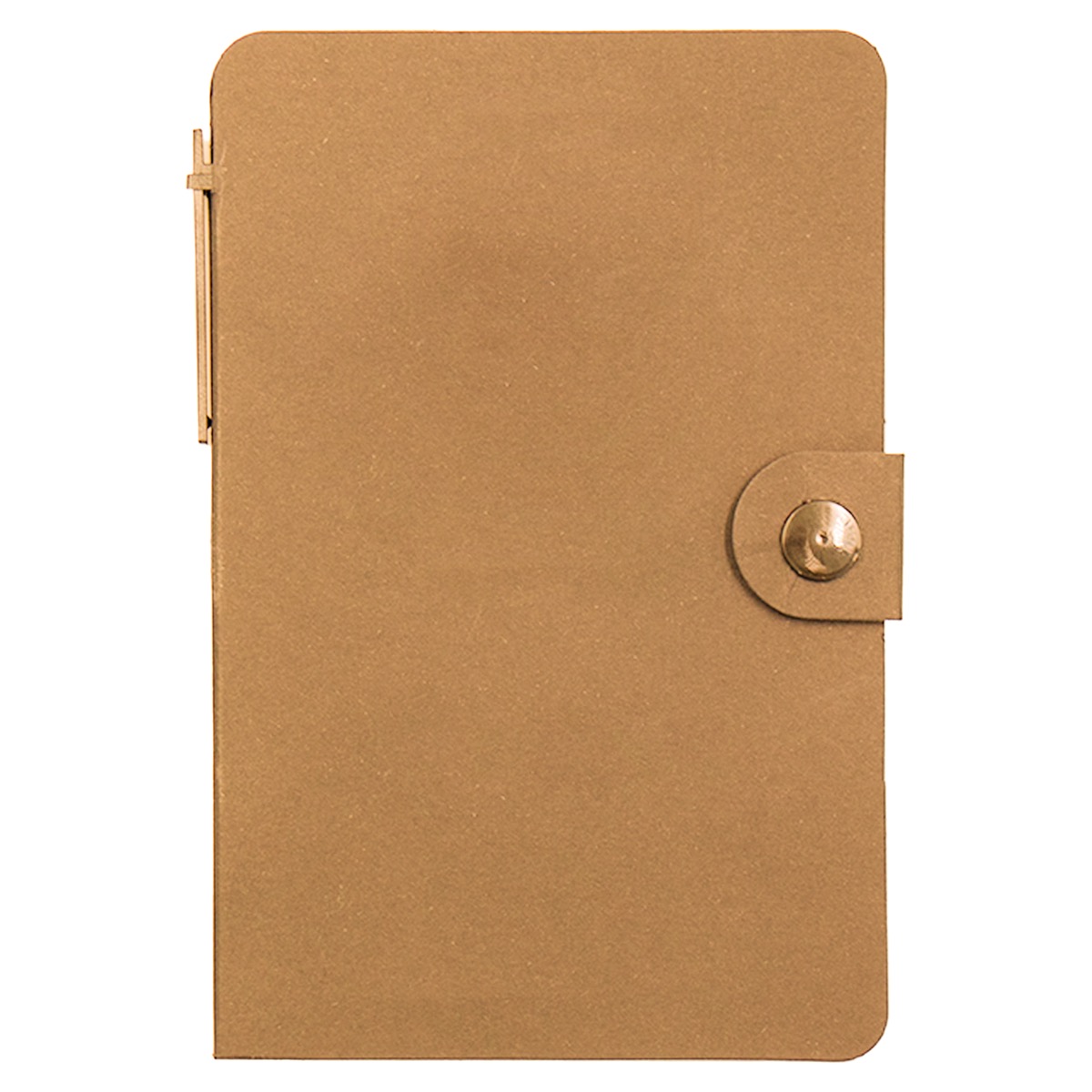 Button-Closure Notebook with Pen and Sticky Notes 5