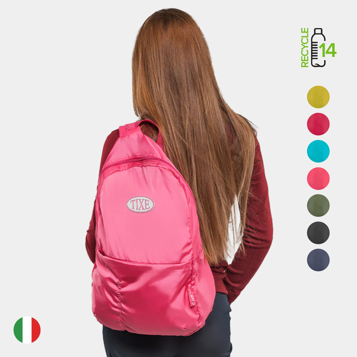 TUCANO® - Italy COMPATTO ECO Recycled Exclusive Super Light Foldable Backpack 2