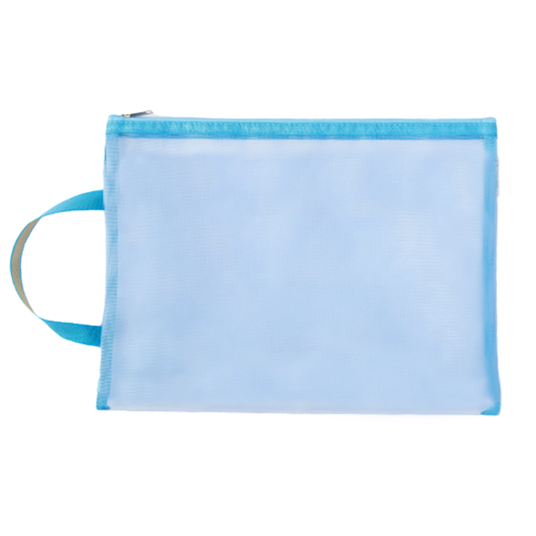 A4 Portable Zipper Mesh File Pouch 7