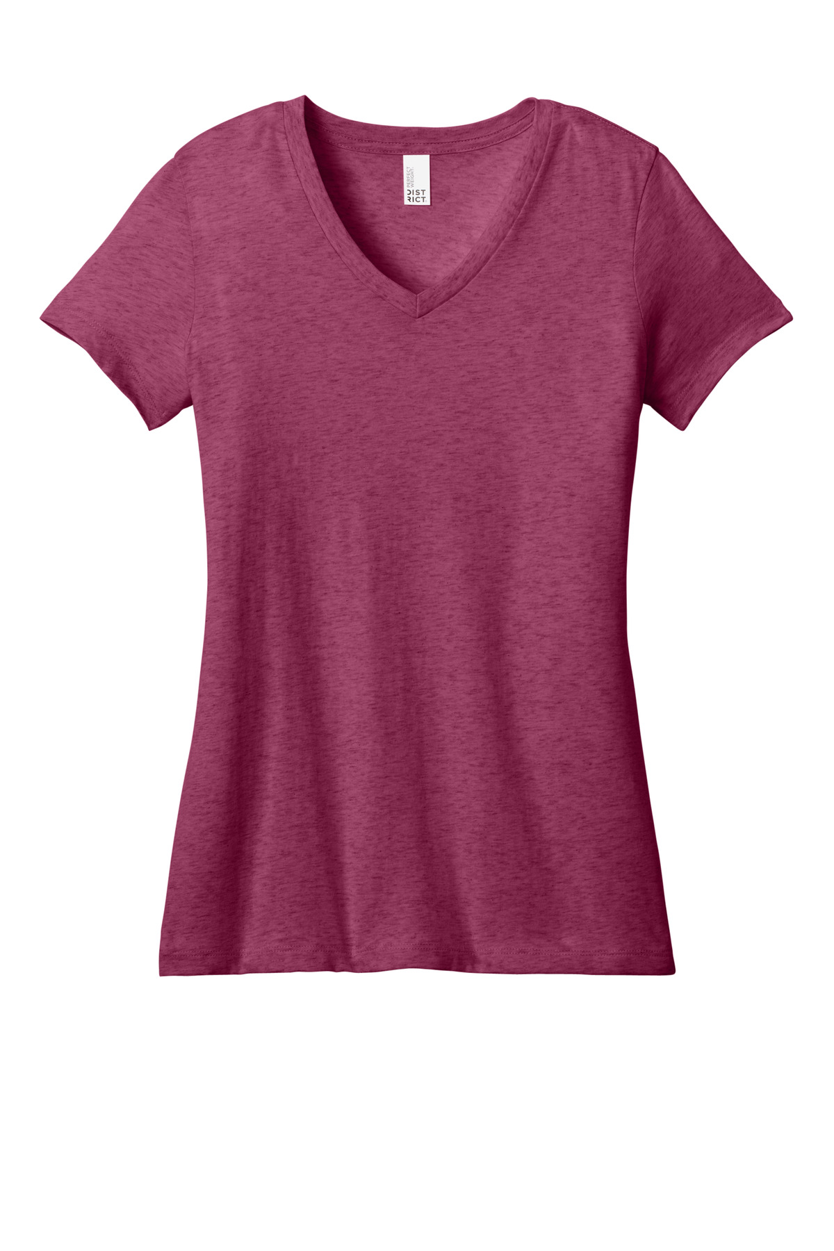 District - Women's Perfect Weight V-Neck Tee. DM1170L 3