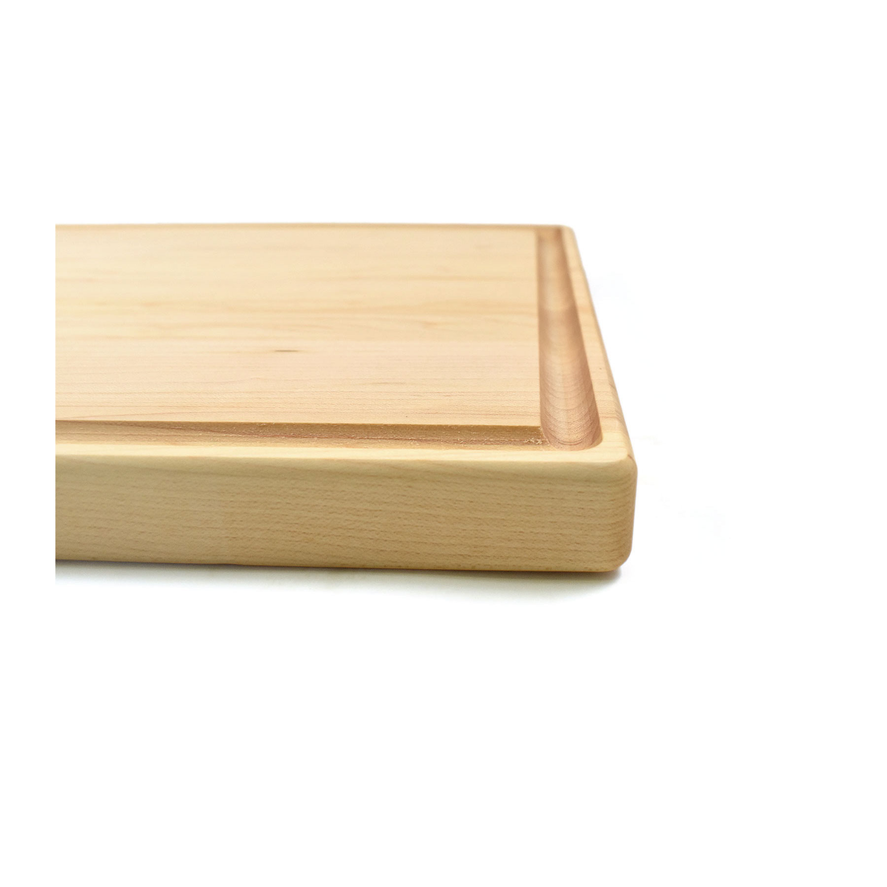 11" x 17" x 1" Maple Cutting Board with Juice Groove 2