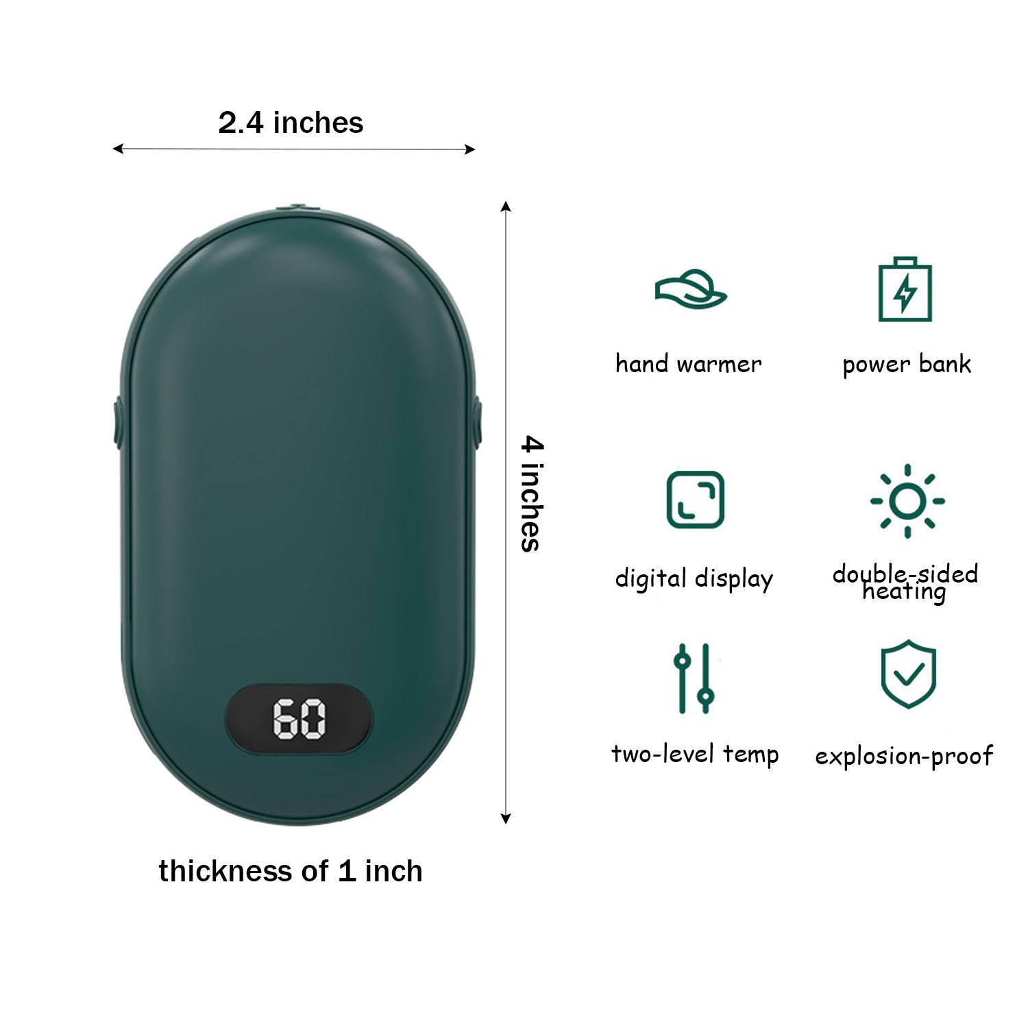 2 in 1 Hand Warmer Power Bank 2