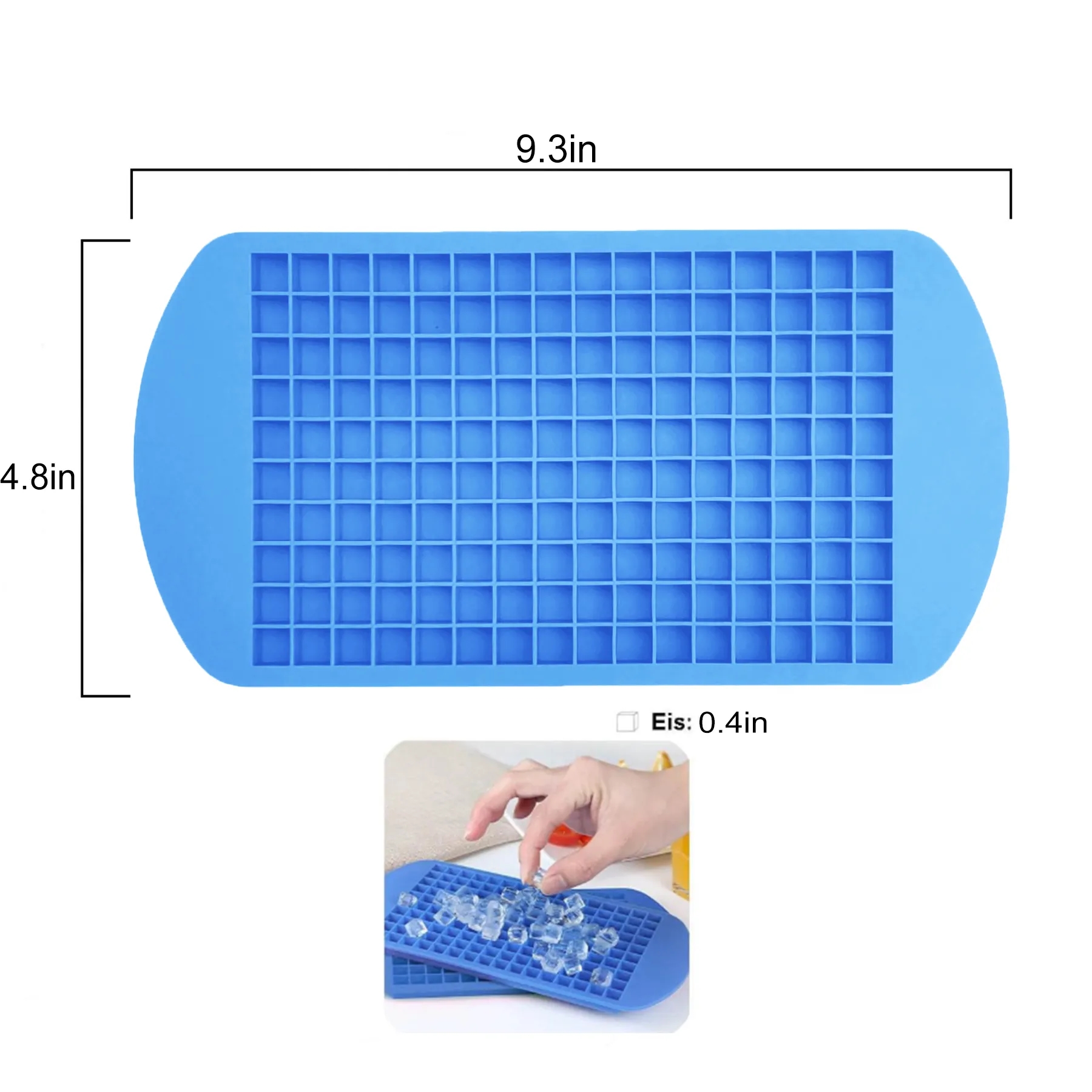 MOQ 20 Silicone Ice Cube Tray High Capacity Mold 3