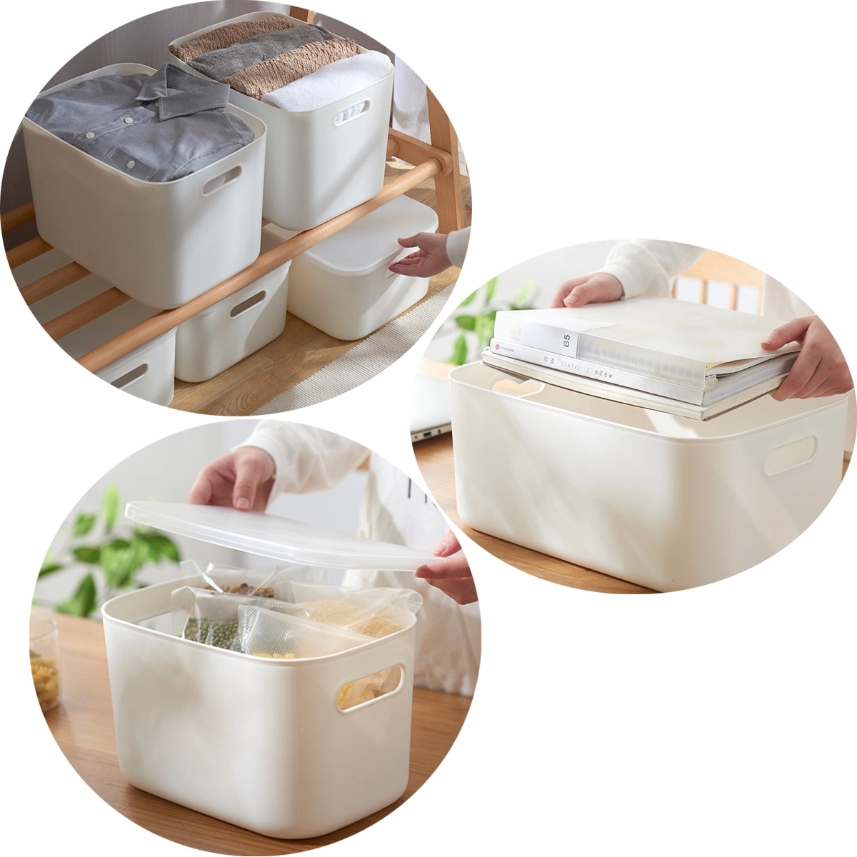Plastic Storage Box With Cover 5
