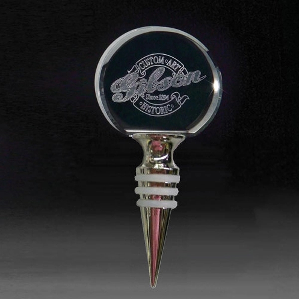Circle crystal Wine bottle Stopper 3