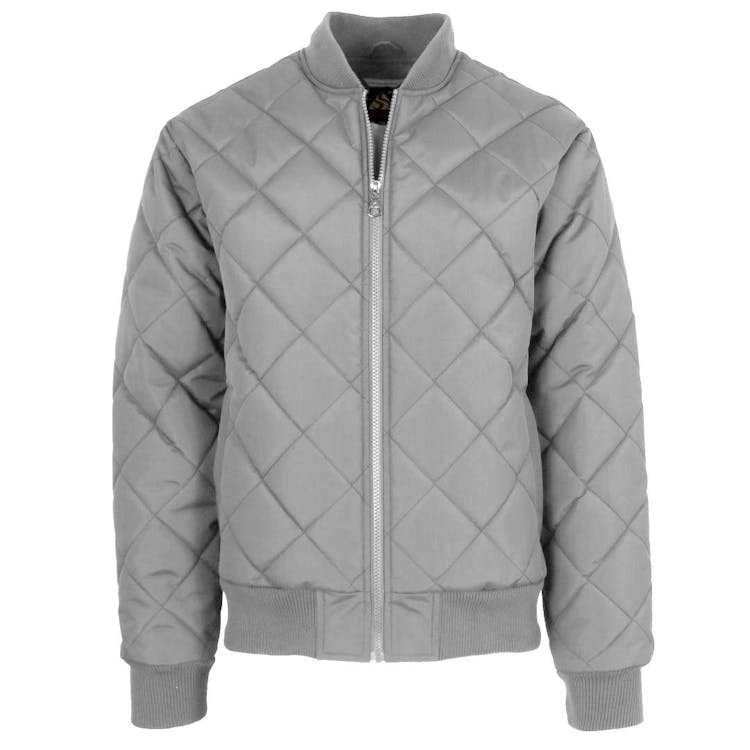 Men's Heavyweight Bomber Jackets - Gray S-2X Quilted