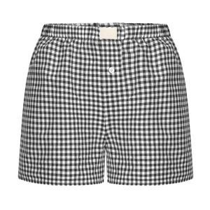 Womens Y2K Lounge Shorts Gingham Boxer Shorts 6