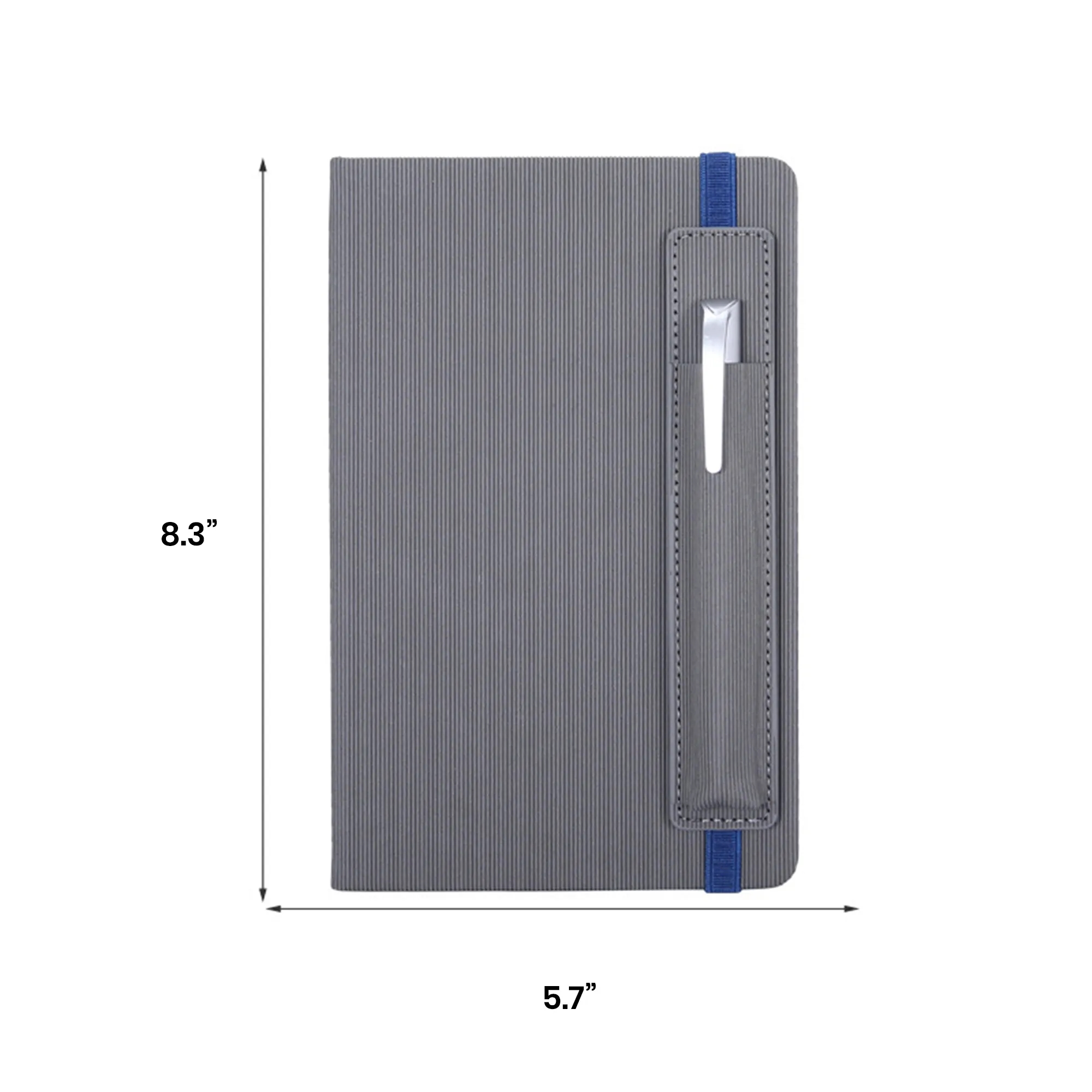 100 SheetsA5 Lined Journal Notebook With Pen Holder 6