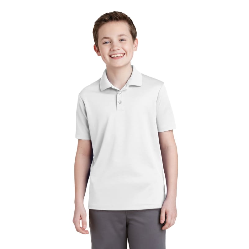 Sport-Tek Youth PosiCharge RacerMesh Polo. 24