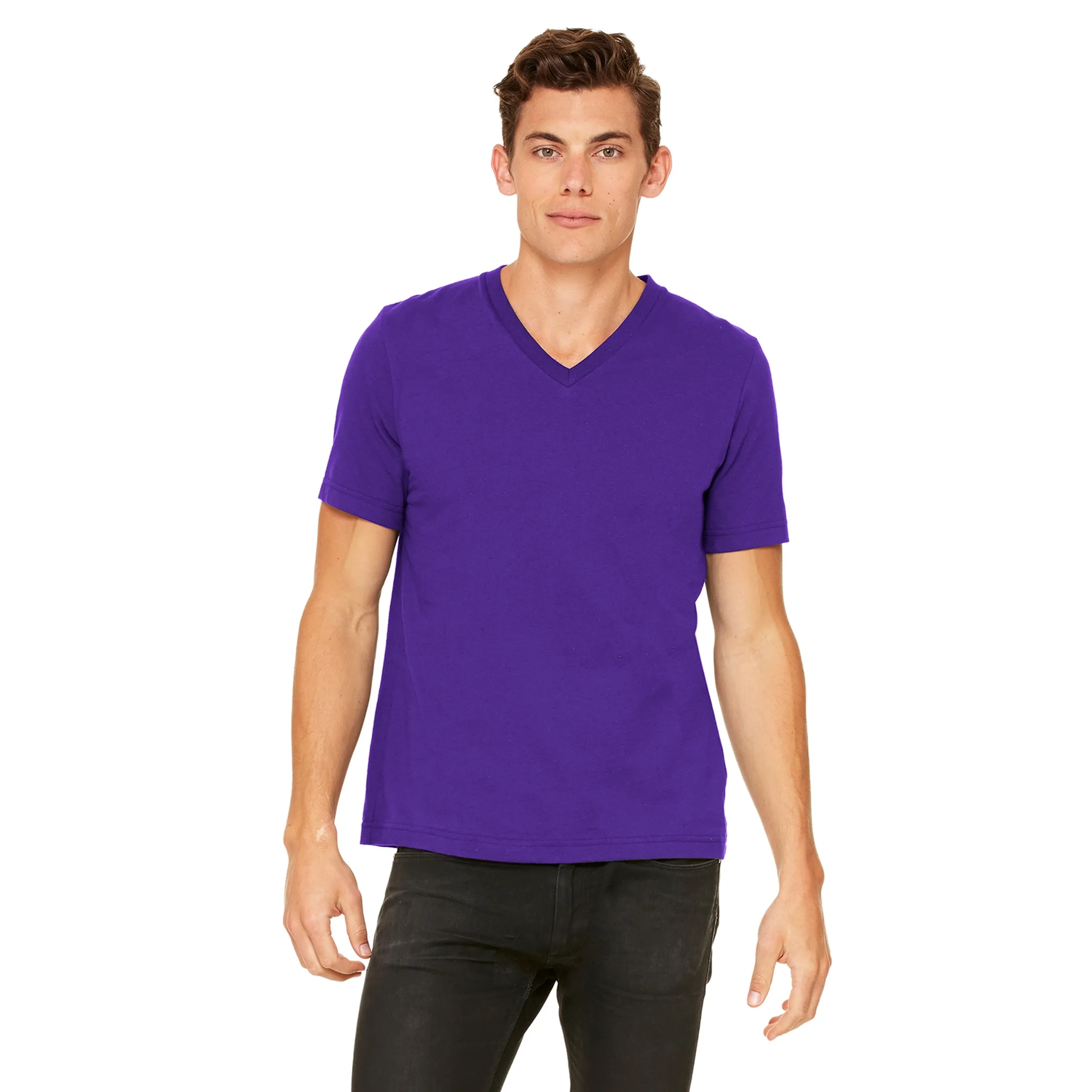 Bella + Canvas - Unisex Jersey Short-Sleeve V-Neck T-Shirt 17