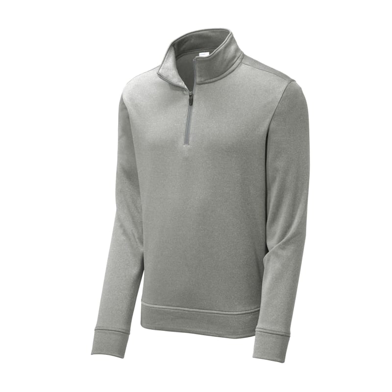 Sport-Tek PosiCharge Sport-Wick Heather Fleece 1/4-Zip Pullover., custom hoodie or sweatshirt with logo imprint 9