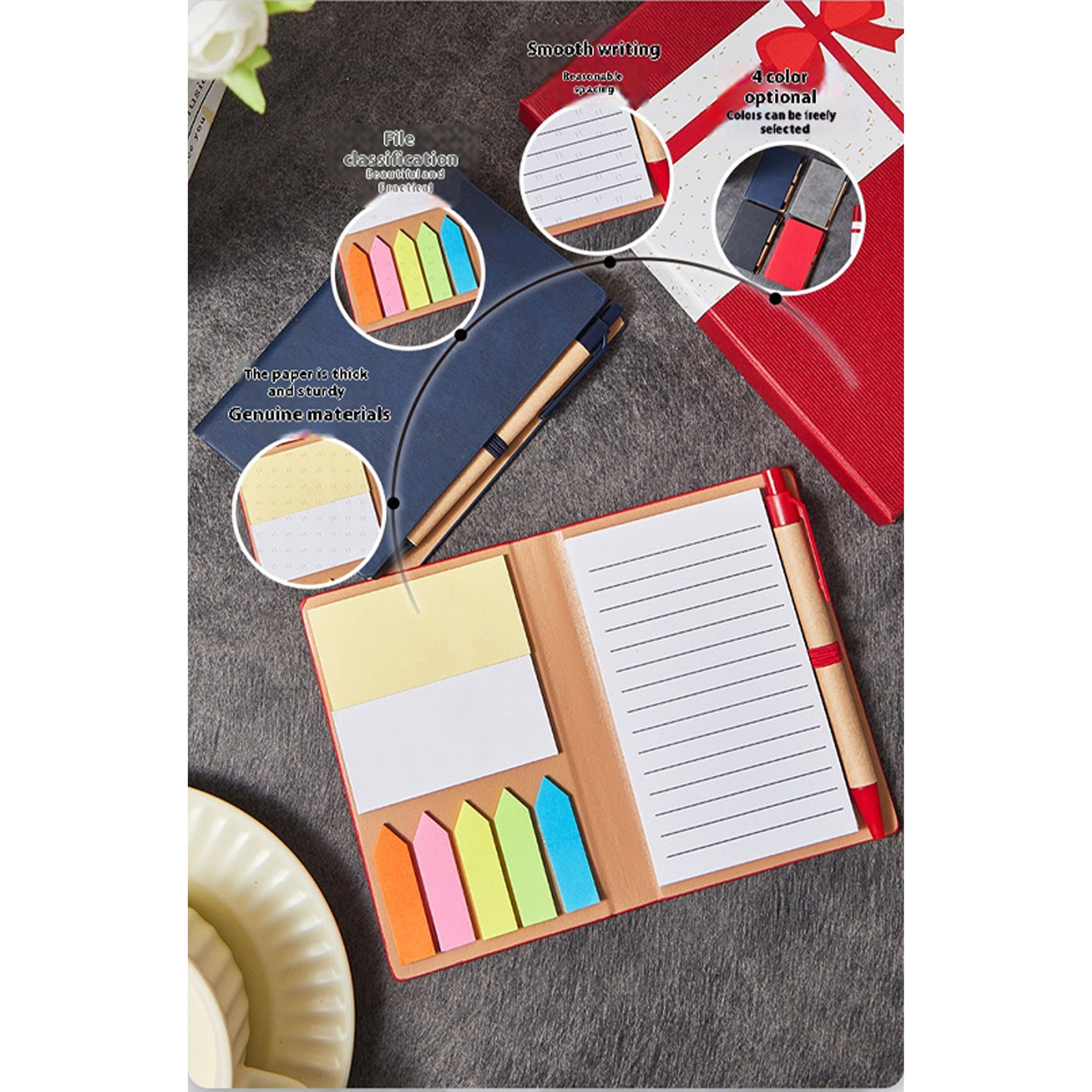 MOQ 10 pcs Notebook and Holder Gift Box 6