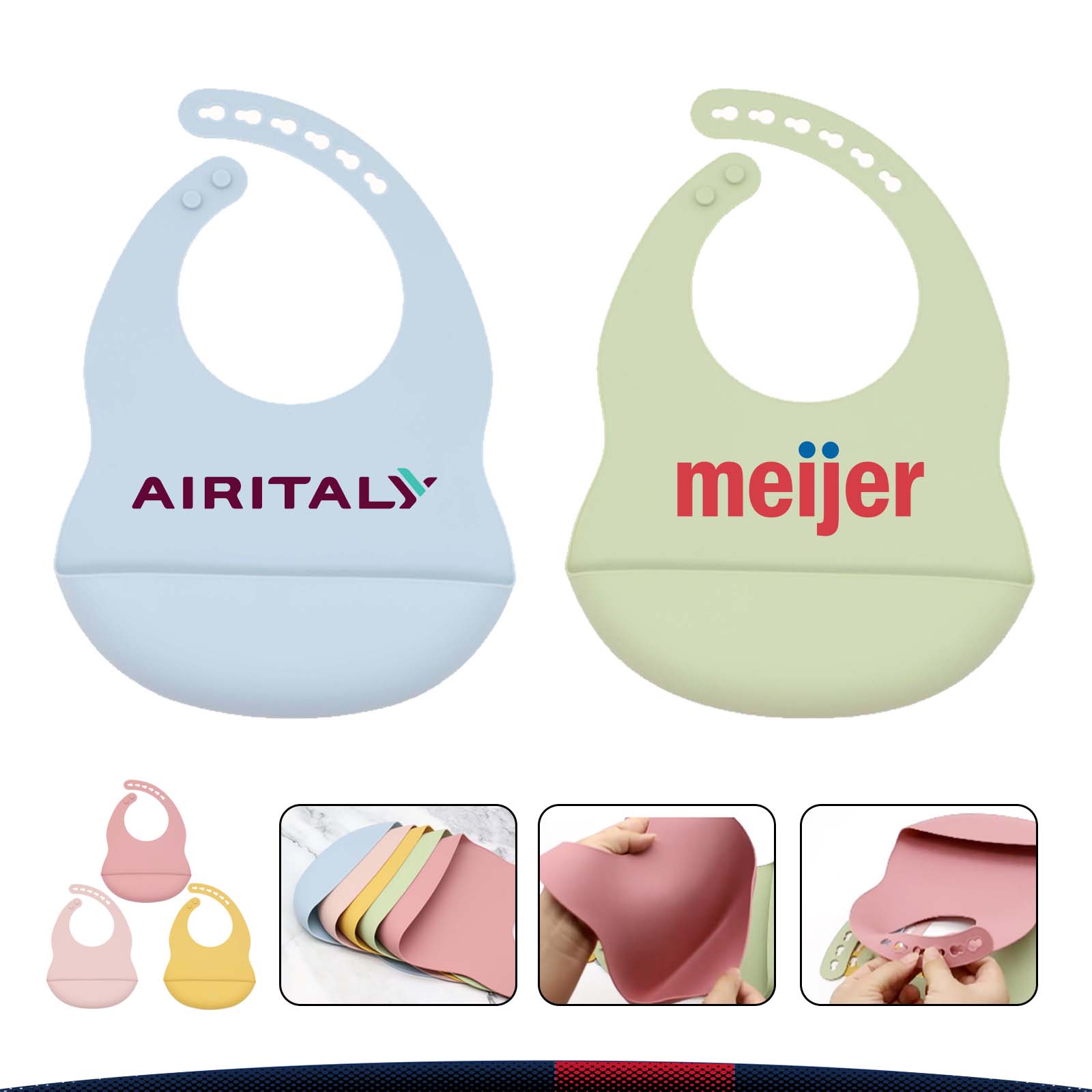 Silicone Baby Bib 1