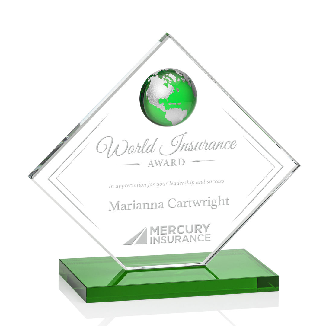 Ferrand Globe Award - Green/Silver 10