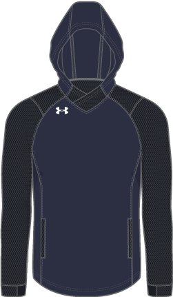 UA Dynasty Fleece Men's Hoodie, custom hoodie or sweatshirt with logo imprint 5