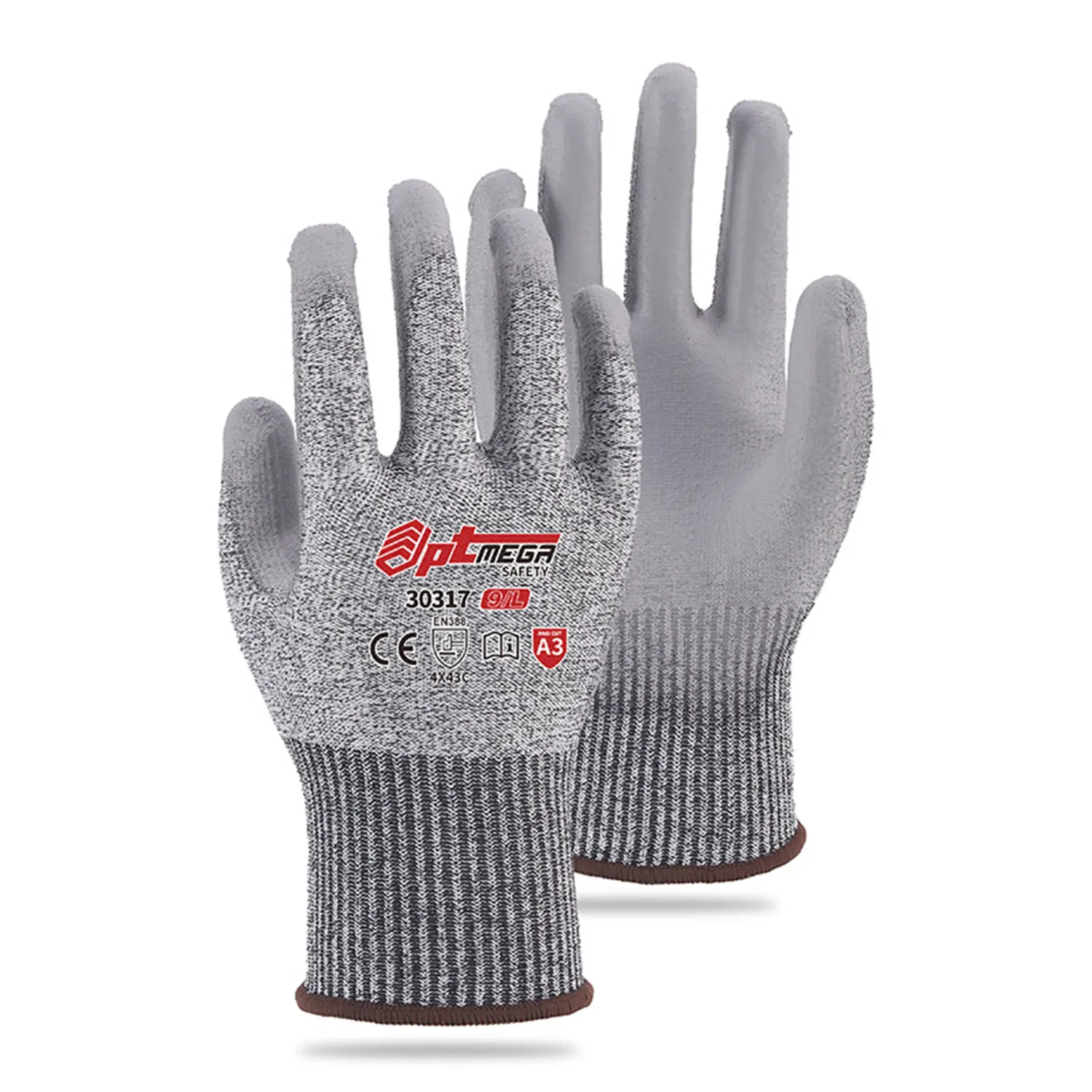 Grade 5 Anti-Cutting PU Gloves 2