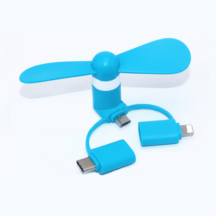 3 in 1 Mini Fan for Smart Phones 4