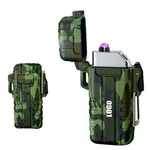 Waterproof Lighter With Dual Arc And Pop Up Lid 24