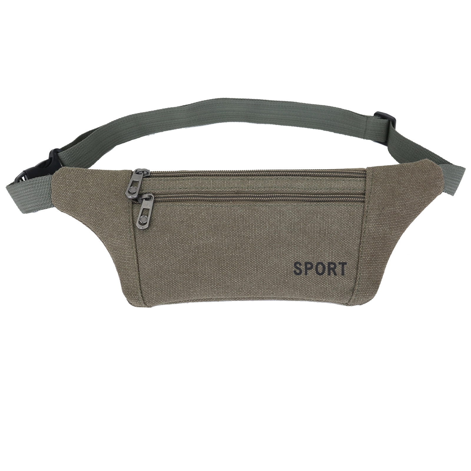 Travel Canvas Fanny Waist Pack For  Cycling Camping Walking 5