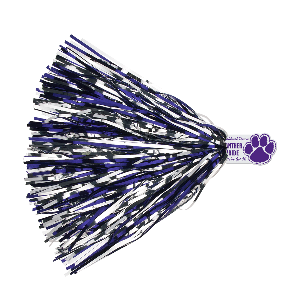 All Metallic Streamer Pom 10