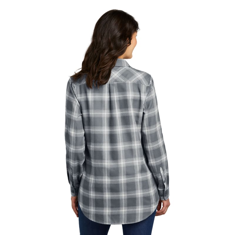 Port Authority Ladies Plaid Flannel Tunic . 14