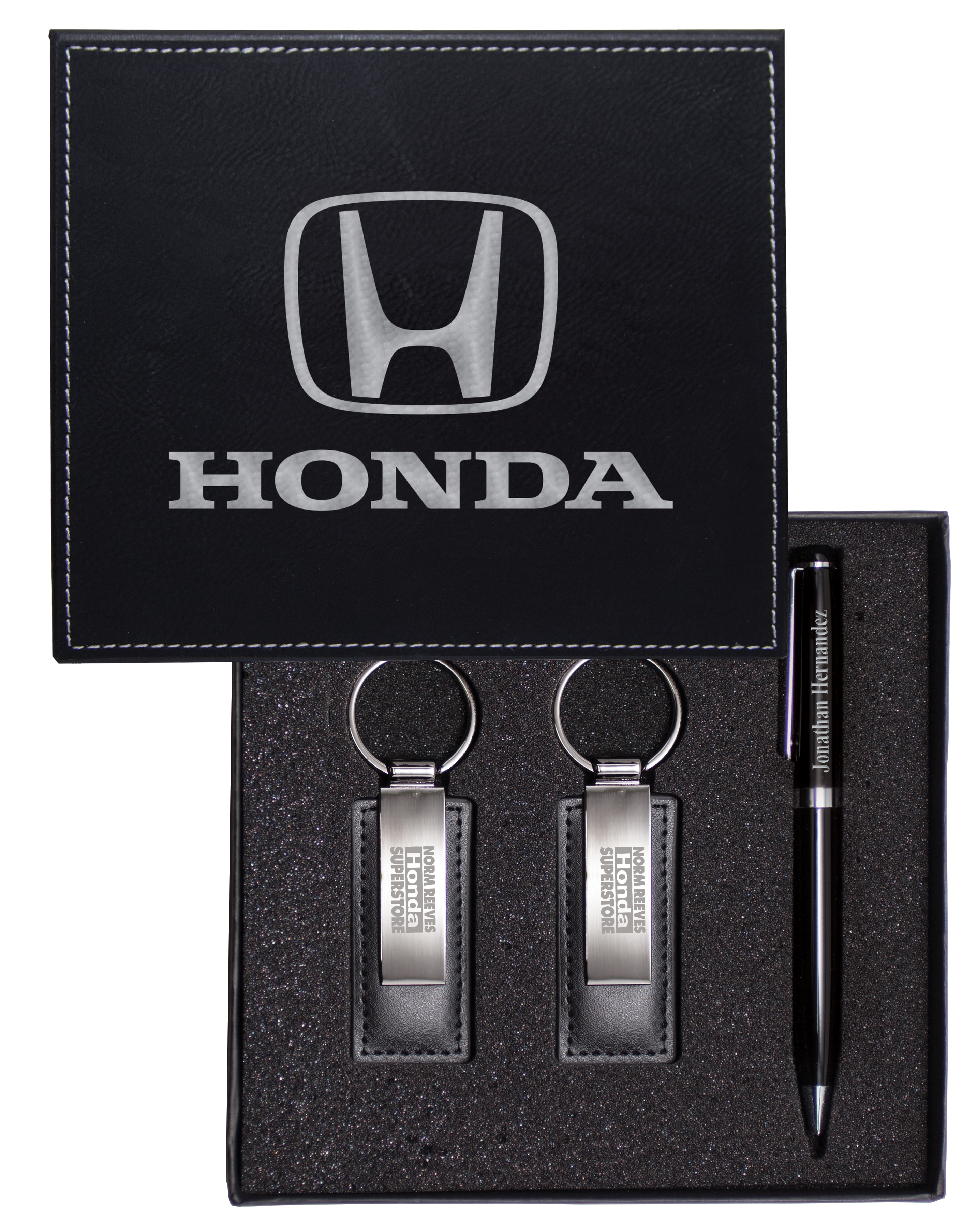 His and Hers Keychain With Pen